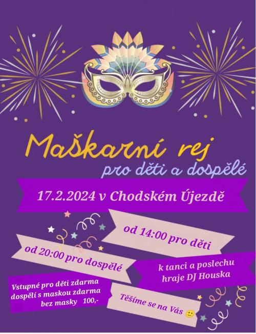 Maškarní děti 12.2.2024